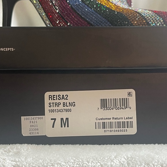 I.N.C striped twinkle pointed toe dress booties - Picture 5 of 6